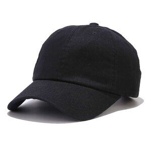 Classic Low Profile Baseball Cap Adjustable Unisex Plain Minimalist Hat